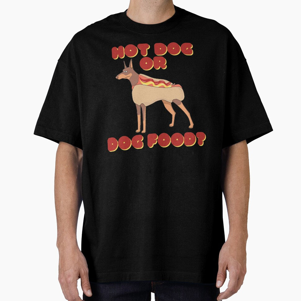 Hot Dog or dog food Cute Funny Pun by RichTeeDesigns