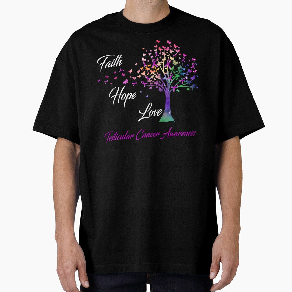 Ribbon Tree Faith Hope Love Sleep Apnea Awareness by Tadmab