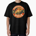 Powered by Pizza – Funny Pizza Lover Food Humor Design by rushaib