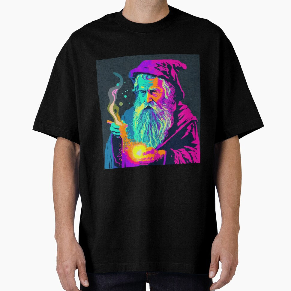 Wizard Casting a Spell Pop Art 3 by AstroRisq