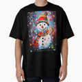 Jolly Snowman Pop Art Style by MCGrafxStudio