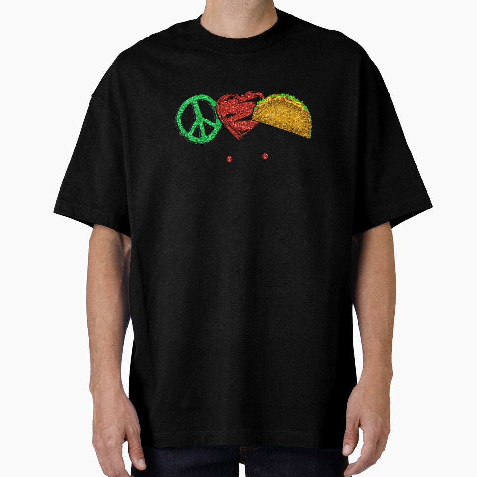 Peace Love Tacos-gift idea for taco lovers by BRtisticDesigns