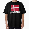 Denmark Flag T-Shirt for Men and Women by AllStarMerch