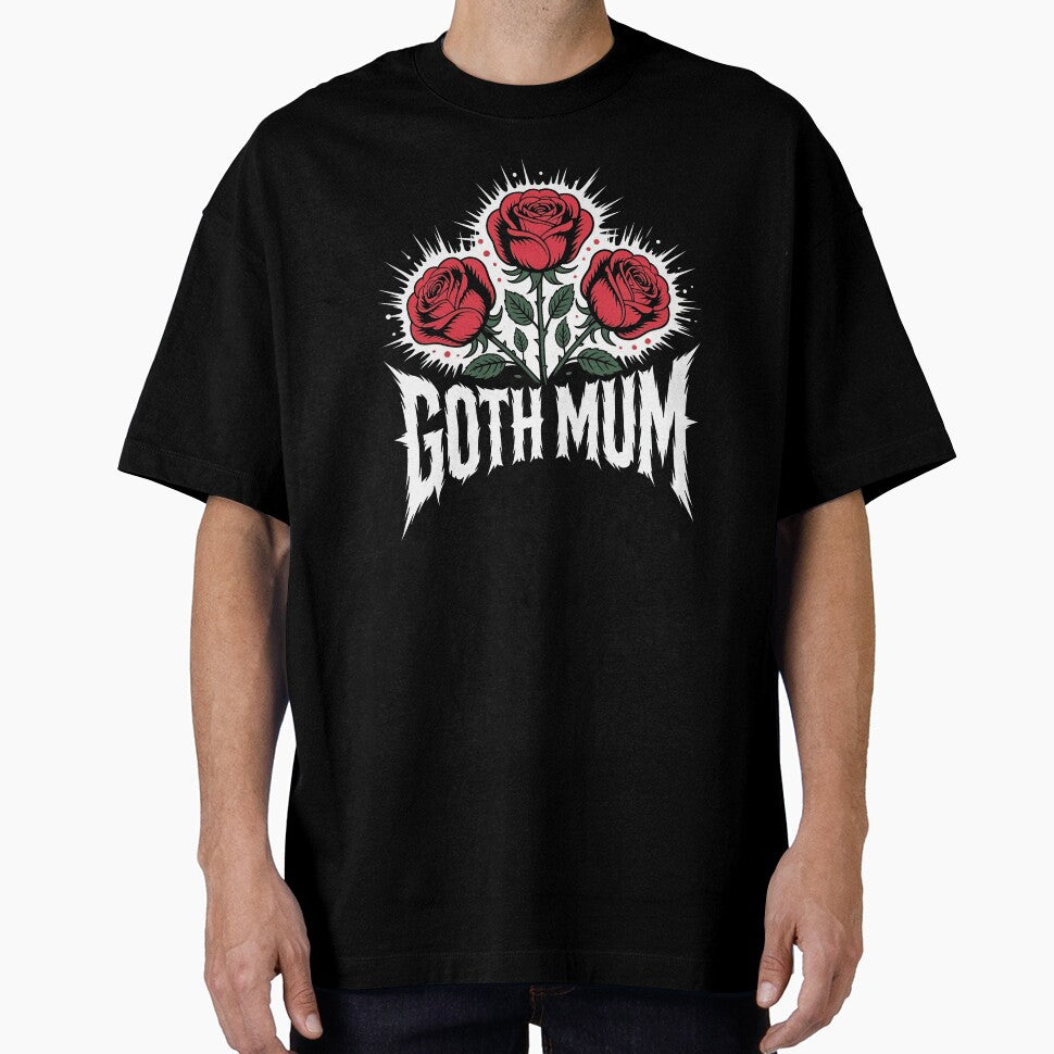Goth Mum with Roses Mothers Day Gift for Gothic Mums by Say It With Ink