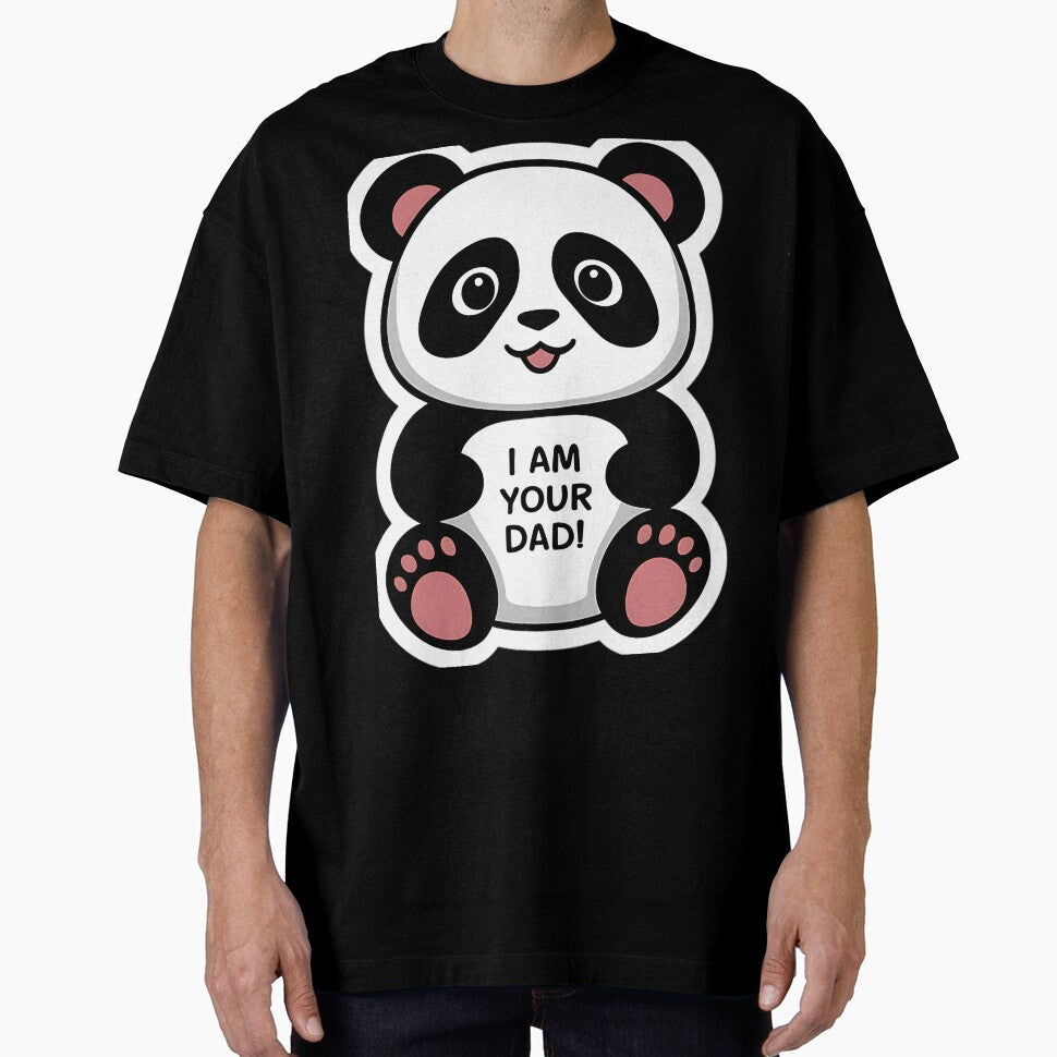 Cute panda sticker "I am your Dad!" by pawansaket9124