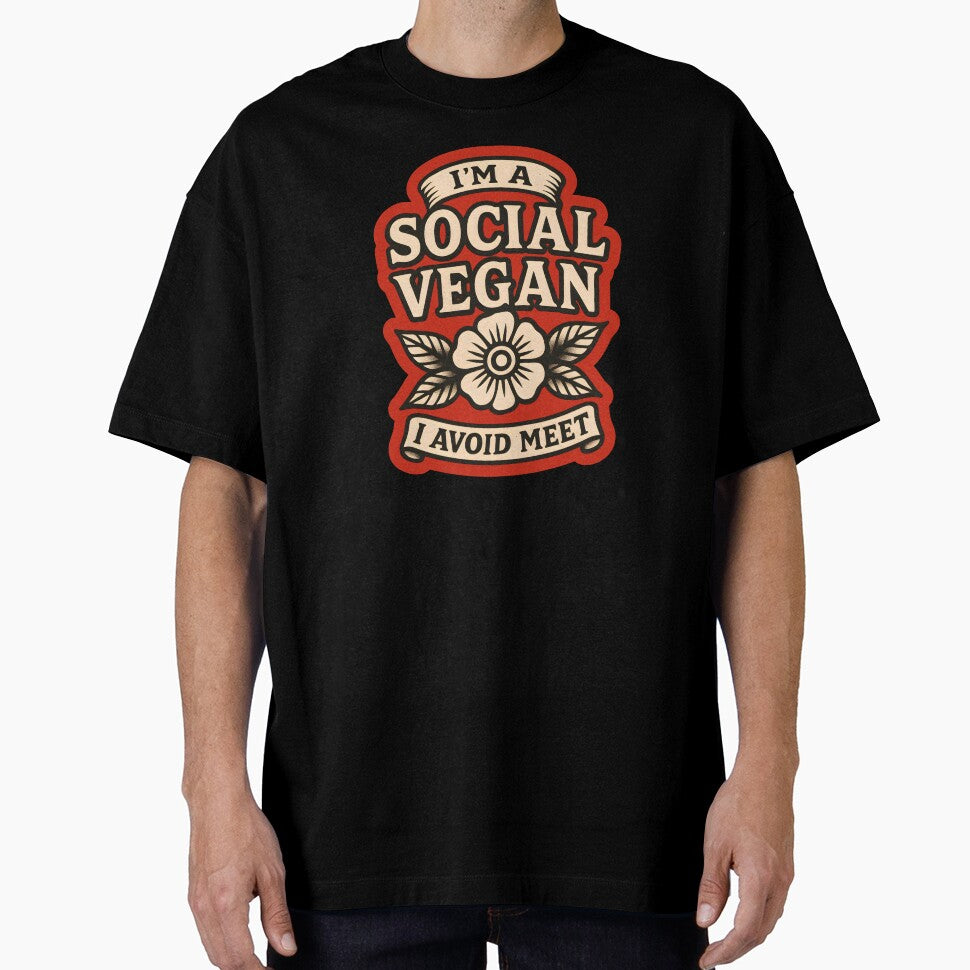 I'm a Social Vegan I Avoid Meet by DemureArtsy