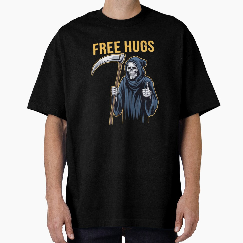 Free Hugs w/Grim Reaper by purepisces