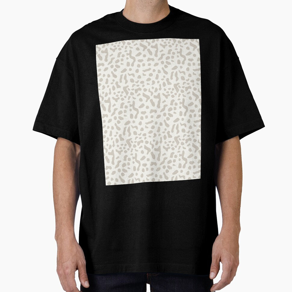 SIMPLE ABSTRACT BOHO ANIMAL PATTERN BEIGE CREAM by blomastudios
