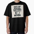 Out of Social Battery Please Try Again Never Funny Introvert Gift by LeftEarlyClub