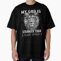 Lion My God Is Stronger Than SLEEP APNEA Support SLEEP APNEA Warrior by Hatjar