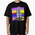 The luxurious Burj Al Arab in retro style by imagenia