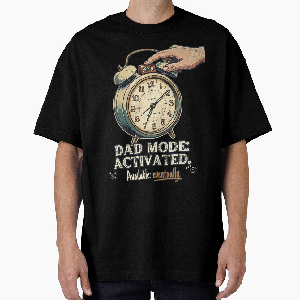 Dad Mode Activated Alarm Clock Vintage Humor by laughingshirts