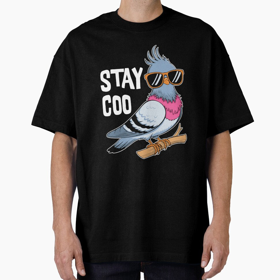 Stay Coo! Cute Pigeon Pun by PMCreative
