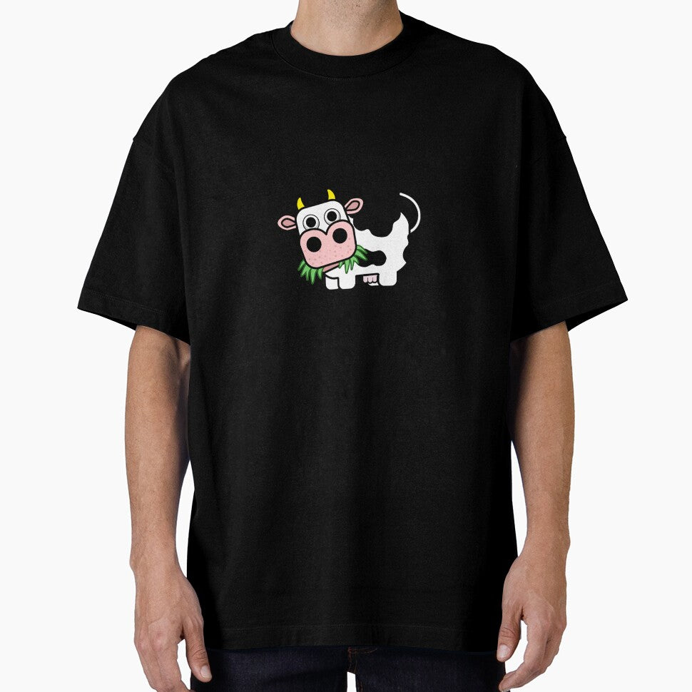 An Udder One Bites The Grass Cute Cow Pun by punnybone