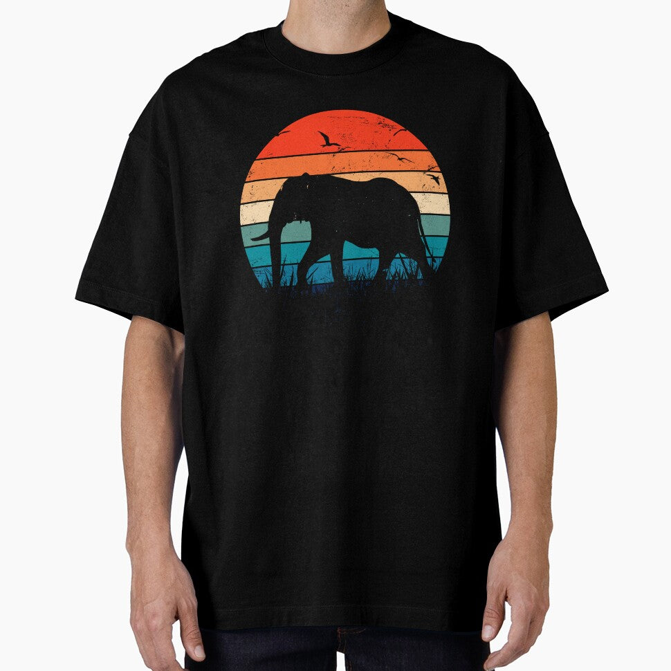 Retro Elephant T-Shirt by BSFT