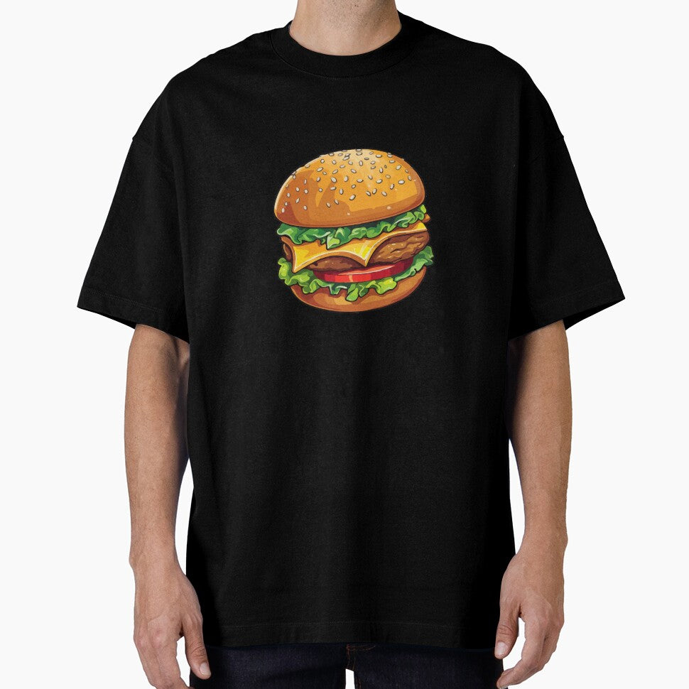 Burger Tasting Guy (Black) by sunset-capturer