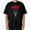 Merry WineMas Wine Drinker Christmas Humor by EllConApparel