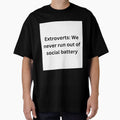Extroverts: We never run out of social battery. by StickerguyYYY