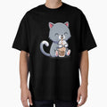 Cat Boba Tea Funny Kitten Feline by reyeskhan79