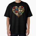 Vintage Gothic Skull Heart by Deviant Logic Design
