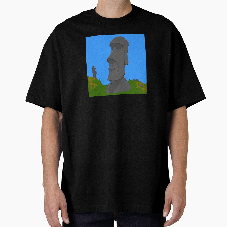 Pixel Moai by zigmenthotep