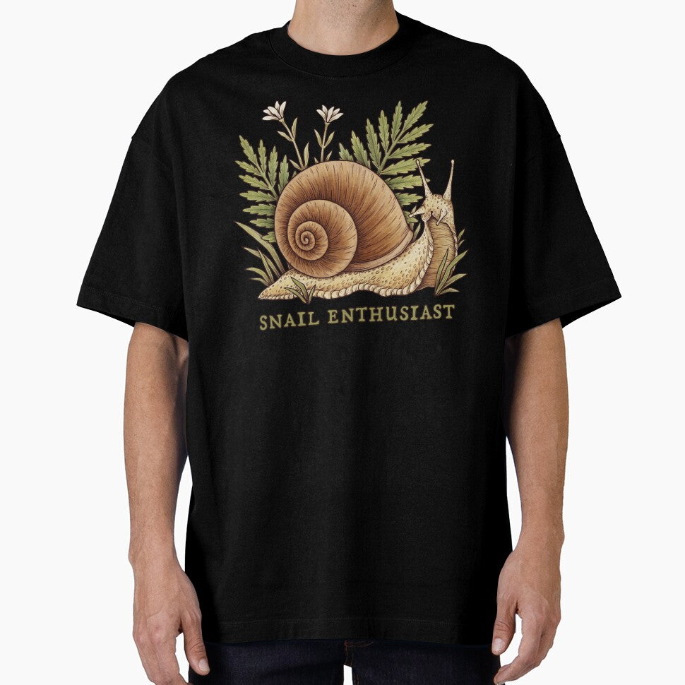 Funny Snail Enthusiast Goblincore Dark Academia Cottagecore Therian by Veymoth