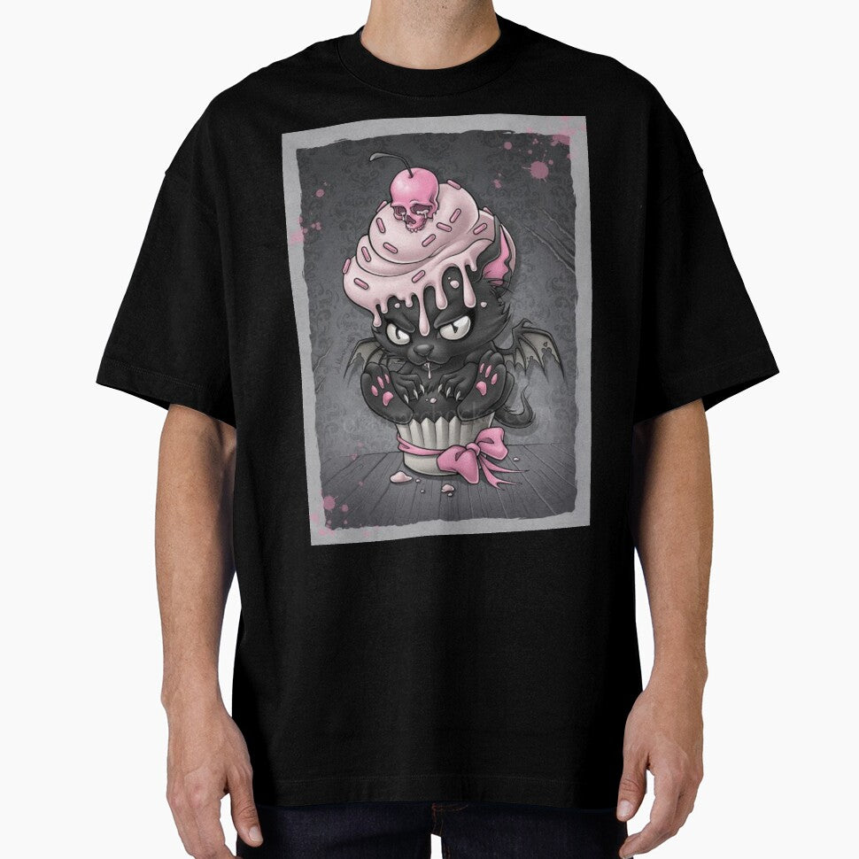 Goth Kitty in Cupcake by Spikeynator