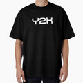 Retro-Modern Y2K Lettering - Bold Geometric Typography in Black & White by JohnnyVillas