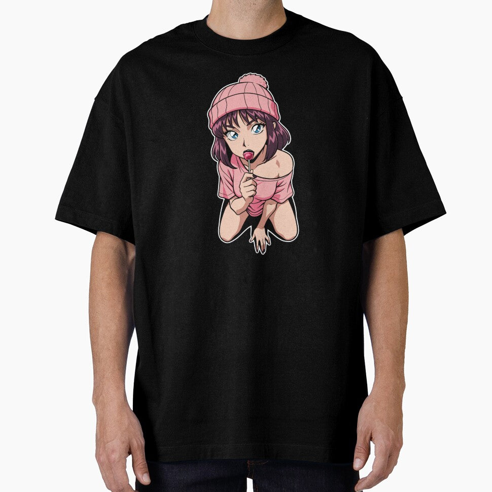 Pastel Goth Anime Girl Lollipop Aesthetic by MainColle