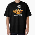 Oister Funny Animal Oyster Pun (Dark BG) by punnybone
