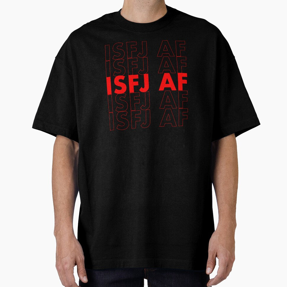 ISFJ AF Red Personality MBTI Funny Shirt by FanaticTee