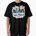 delicate minimalist sticker minimalist design, "São Paulo Brazil" by PaintMeWorld
