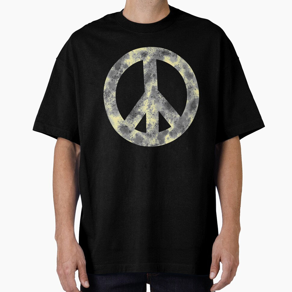 Peace Sign Vintage Distressed Hippie Freedom Retro by Paula Helit