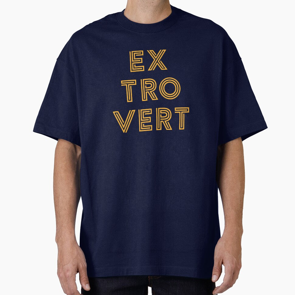 Extrovert - Yellow Print by teeworthy