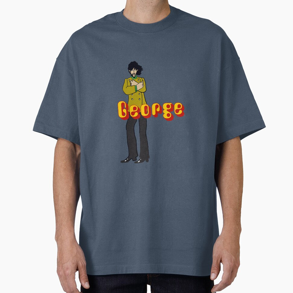 George Harrison Yellow submarine character cartoon cult movie by Kludoman