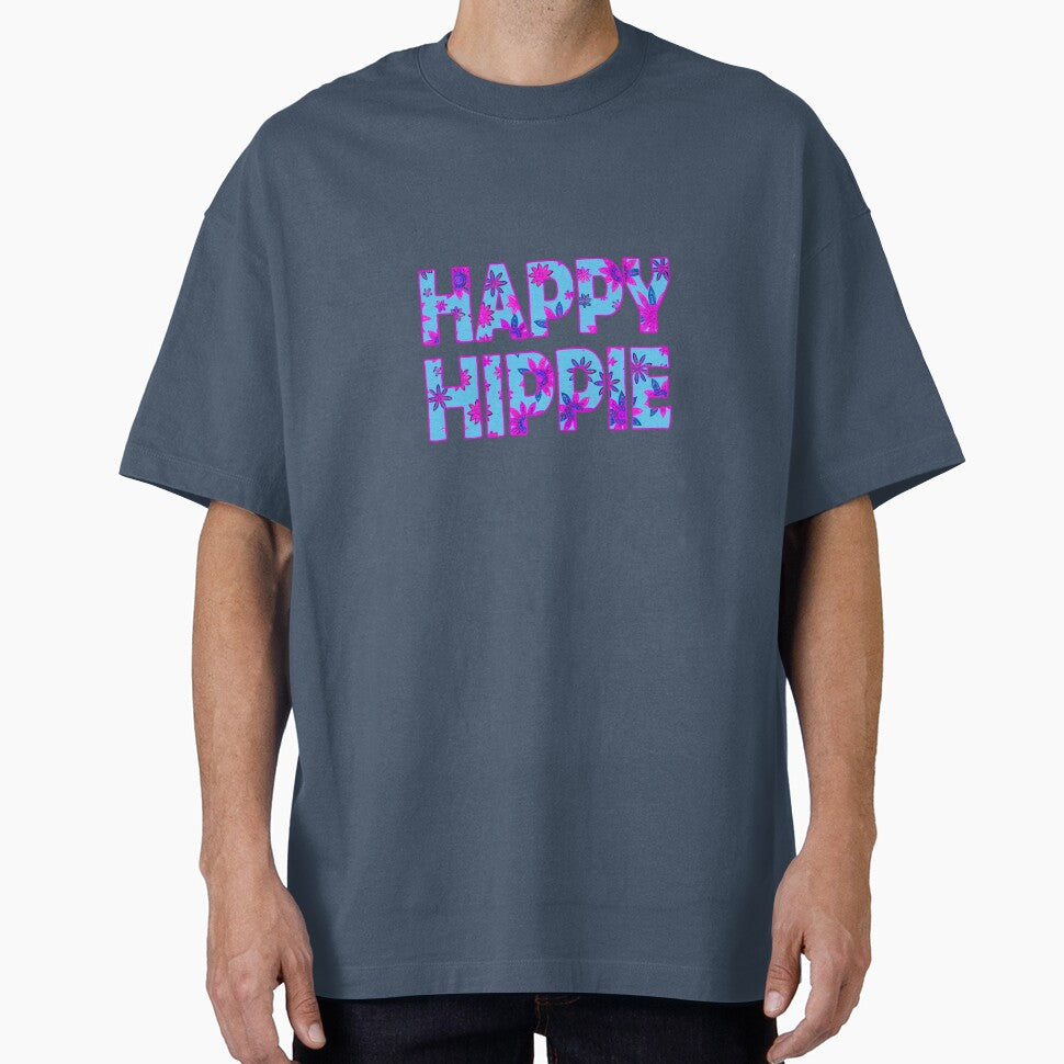 Happy Hippie Words Flower Power Free Spirit Hippie Vibes 1 of 4 by Beachy