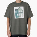 Green House Excerpt from 2 Houses #1- Digitally Altered by ErinBrieArt