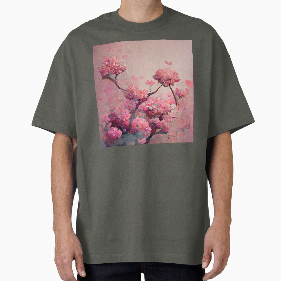 pink cotton branches by yayor