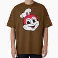 Jollibee-Inspired - Happy Bee Mascot Headcut Graphic Vintage by ZERO-MIND