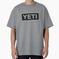 Yeti cool outdoors camping box logo monochrome grey and black by Kludoman