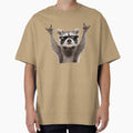 Raccoon Rock Sign Funny Glasses by stickersworld31