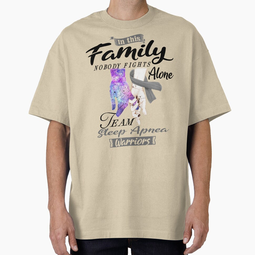In This Family No One Fights Alone Team Sleep Apnea Warrior by deputylove