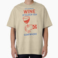 It`s Always Wine O`clock-ish Somewhere | Funny Wine Quote by Anniko Art Studio