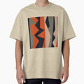 Geometric Submarine Pie in Red & Black by Rob Colvin