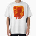 ESTP Personality Abstract Art – MBTI Design (Center Print) by W-Rm