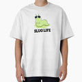 Slug Life Funny Green Slug Puns by punnybone