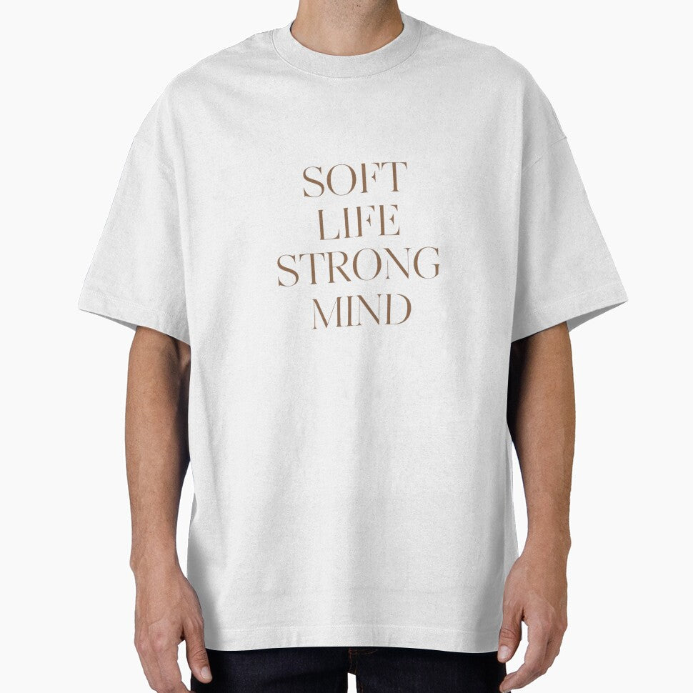 Soft Life Strong Mind Shirt, Self Love Motivation Tee, Mental Wellness Apparel by guchieworld21