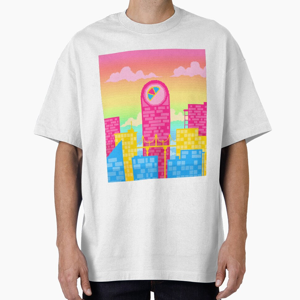 Pixel Pan Pride City by MetallicWings15