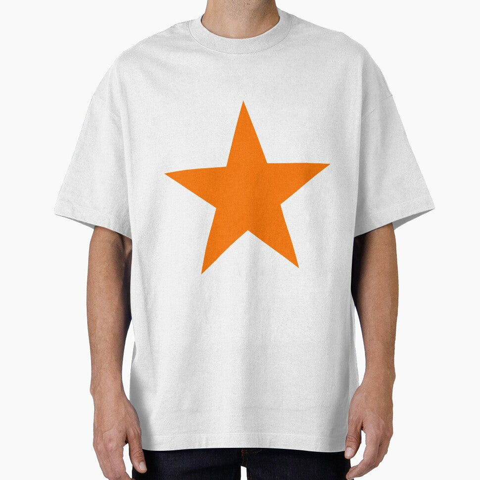 Orange 5-pointed Star Symbol by Andrew Browne