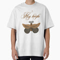 Fly High Boho Folk Butterfly in Warm Earth Tones by Ngraaved06